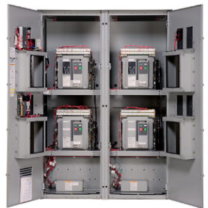 Bypass isolation power frame type automatic transfer switches