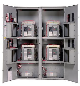Bypass isolation power frame type automatic transfer switches
